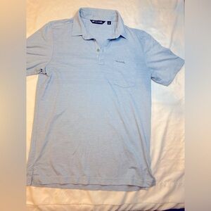 Travis Mathew Sky Blue Polo Shirt